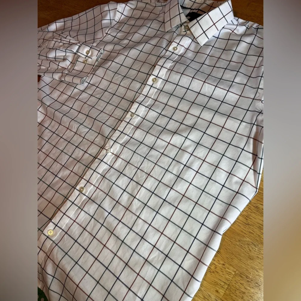 Banana Republic, Wrinkle Resistant, Athletic Fit, Men's Dress Shirt XXL